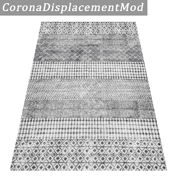 Title: Versatile Textured Carpet Set 3D model image 4