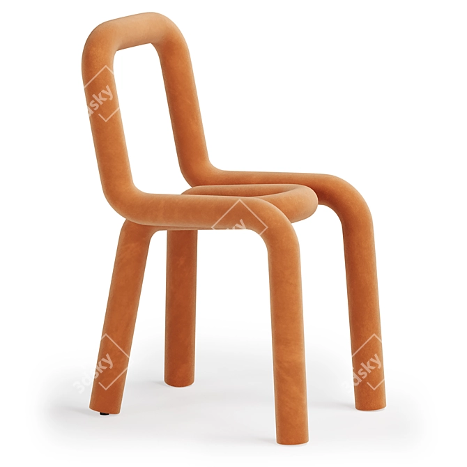 Bold Chair: Stylish, Comfortable, and Versatile 3D model image 3