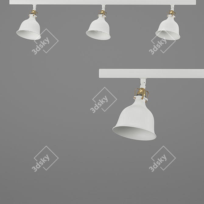 Modern Minimalist Ranarp Ceiling Lamp 3D model image 2