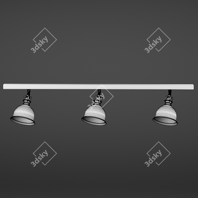 Modern Minimalist Ranarp Ceiling Lamp 3D model image 3