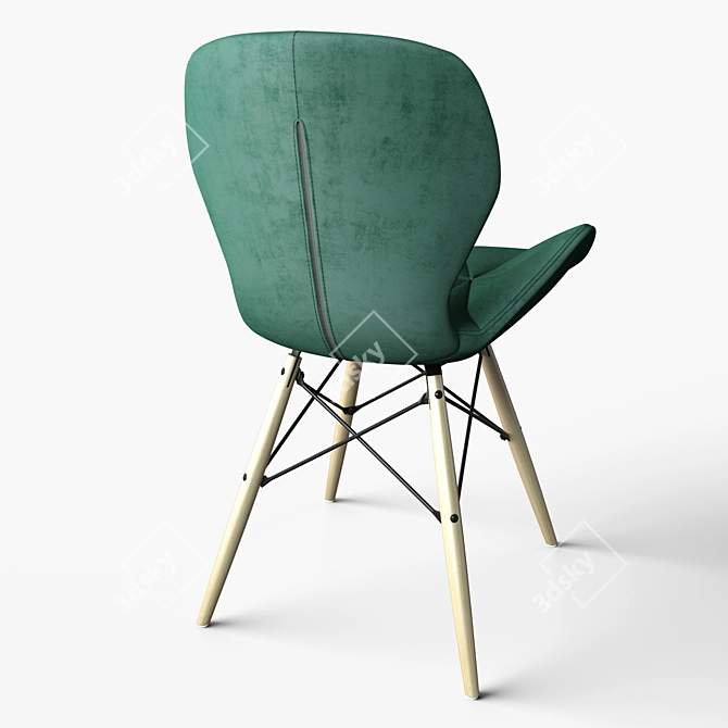 Modern Stylish ELVA Chair 3D model image 4