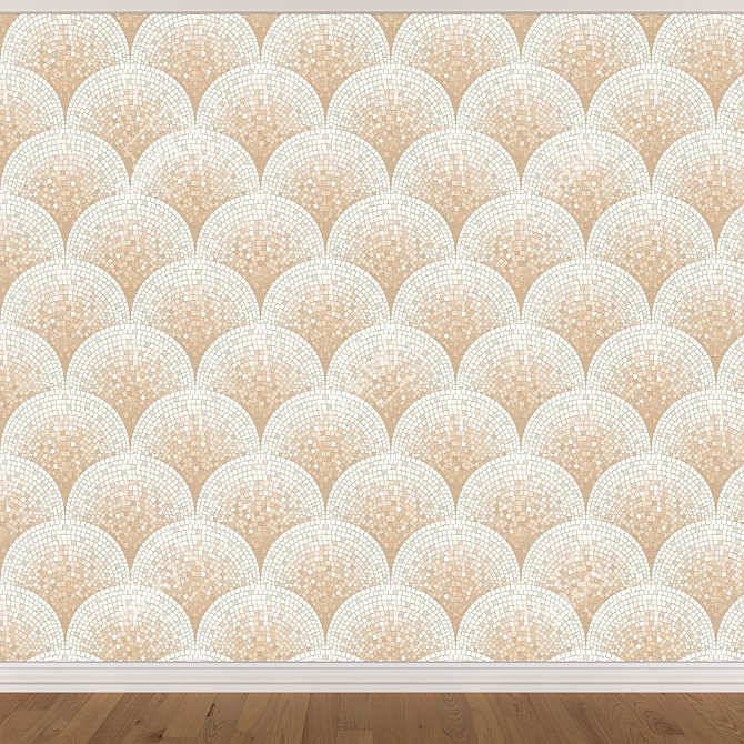 Seamless Wallpaper Set - 3 Colors 3D model image 3