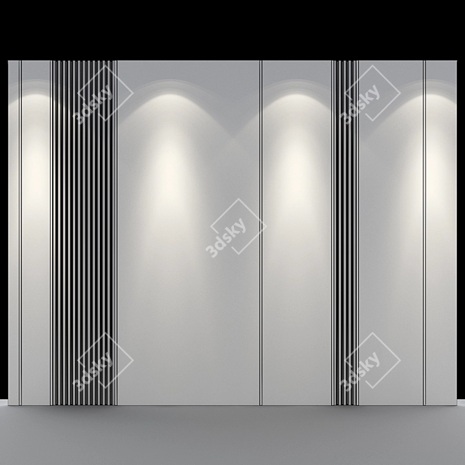 Sleek Panel 44: Modern Design 3D model image 2