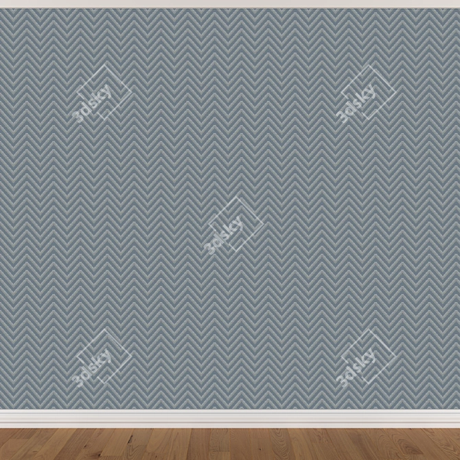 Seamless Wallpaper Set - 3 Colors 3D model image 2