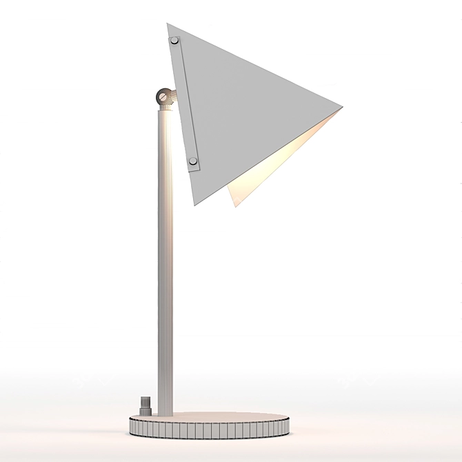 Loft Concept Brass Table Lamp 3D model image 2