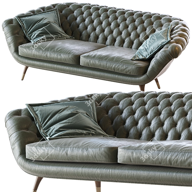 Buranto Sofa: 250x102x86 H 3D model image 2