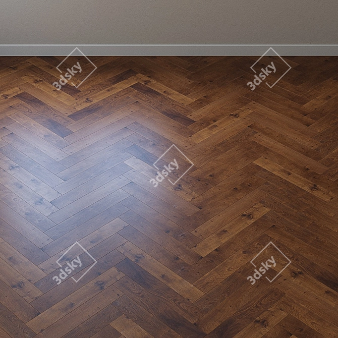 HARO PARQUET 4000 Retro 3D Amber Oak 3D model image 4