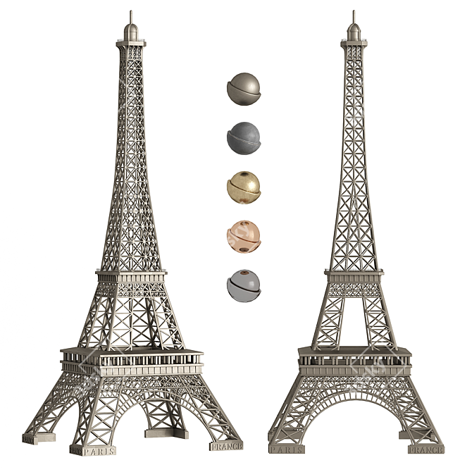 Eiffel Tower Replica - Exquisite Model 3D model image 6