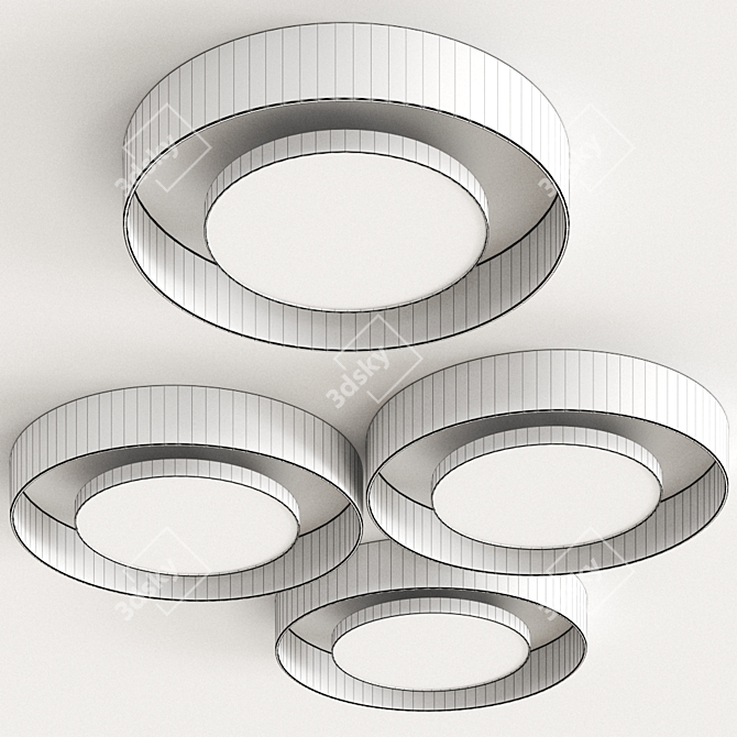 Exporlux Eclipse Indirect Light Ceiling Lamp 3D model image 2