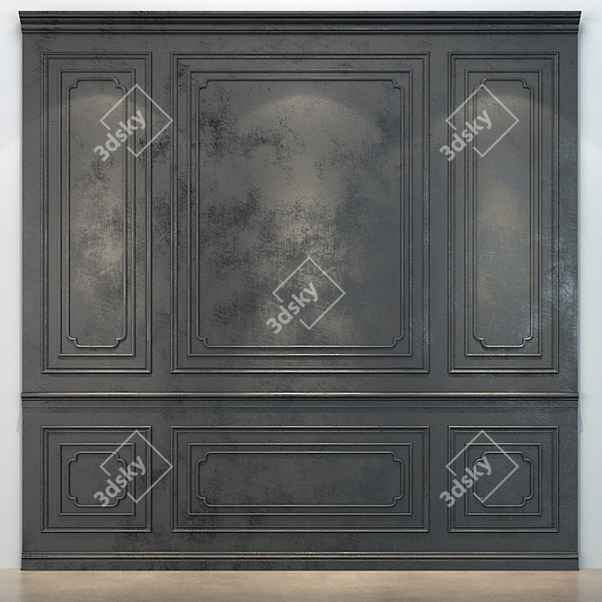 Title: Versatile Wall Panel 078 3D model image 1