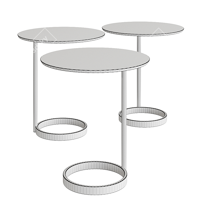 Sposa Coffee Table: Elegant Design by Jori 3D model image 2