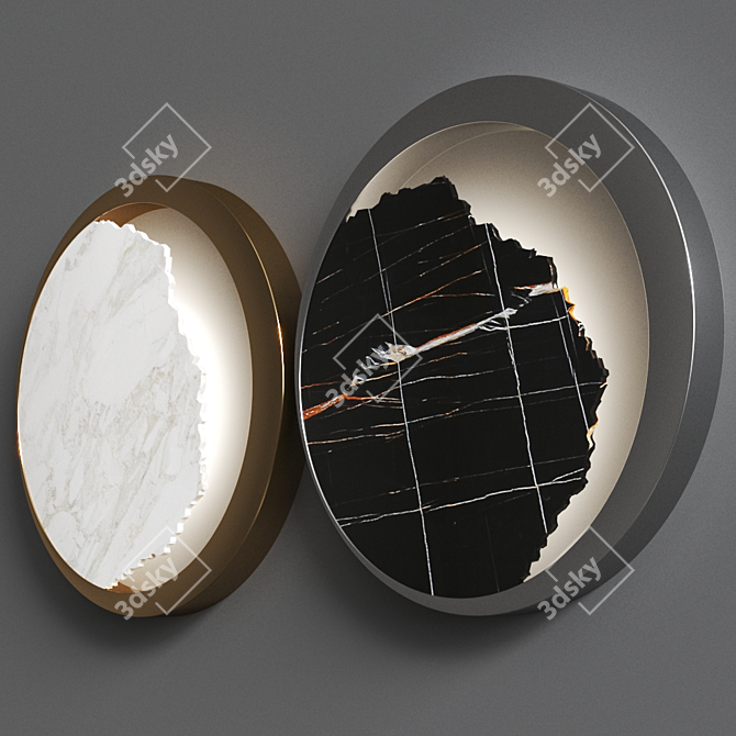 Ginger & Jagger Eclipse LED Wall Light - Earth to Earth Collection 3D model image 1