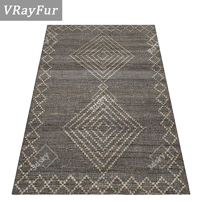 Luxury Carpet Set: High-Quality Textures 3D model image 2