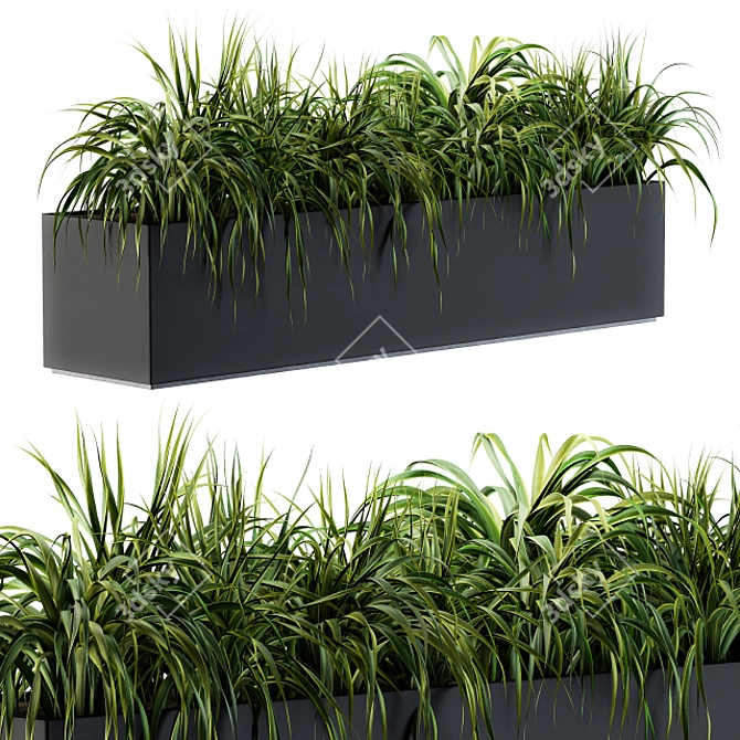 Rustic Meadow Greenery Kit 3D model image 1