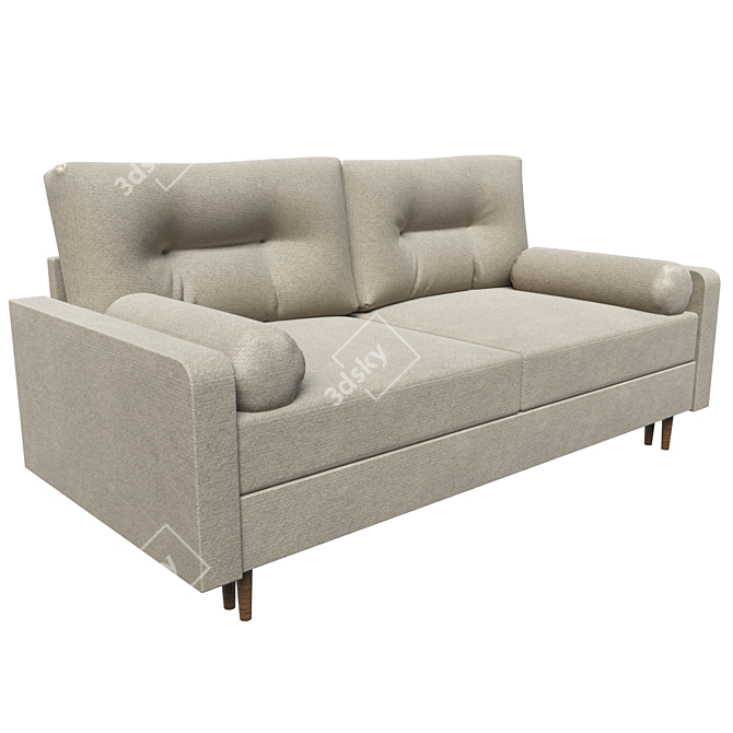Sleek and Stylish Dayo Sofa 3D model image 1