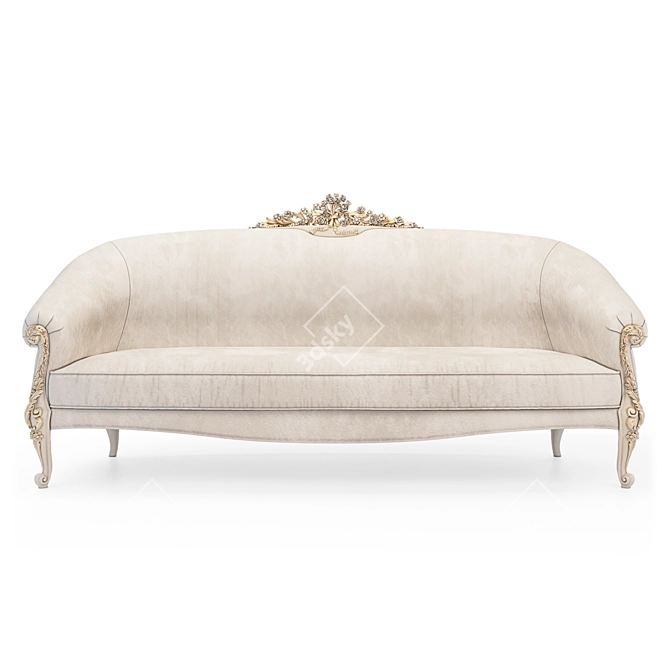 Madlen Handcrafted Sofa by Romano Home 3D model image 2