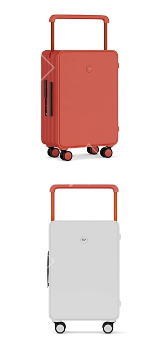 TUPLUS LINE Hardside: Sleek and Spacious Travel Companion 3D model image 2