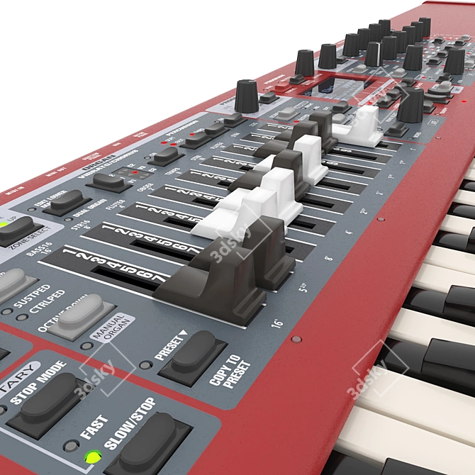 Nord Electro 6D: Versatile Synthesizer 3D model image 3