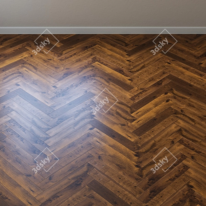 Smoked Oak Sauvage HARO Parquet 3D model image 4