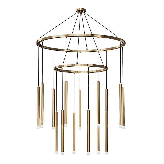 RHEA R Pendant Lamp: Elegant and Versatile 3D model image 1