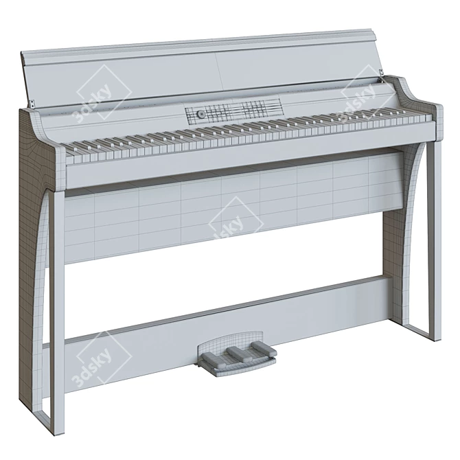 Korg G1 Air: Advanced Digital Piano 3D model image 5