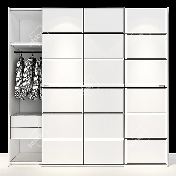 Modern Storage Solution: Cabinet Furniture 3D model image 4