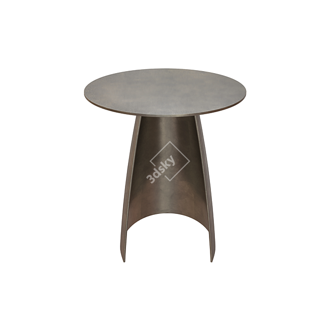 Victor Bronze Coffee Table 3D model image 6