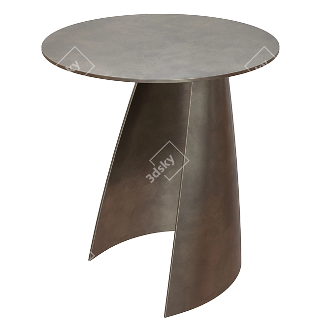 Victor Bronze Coffee Table 3D model image 8