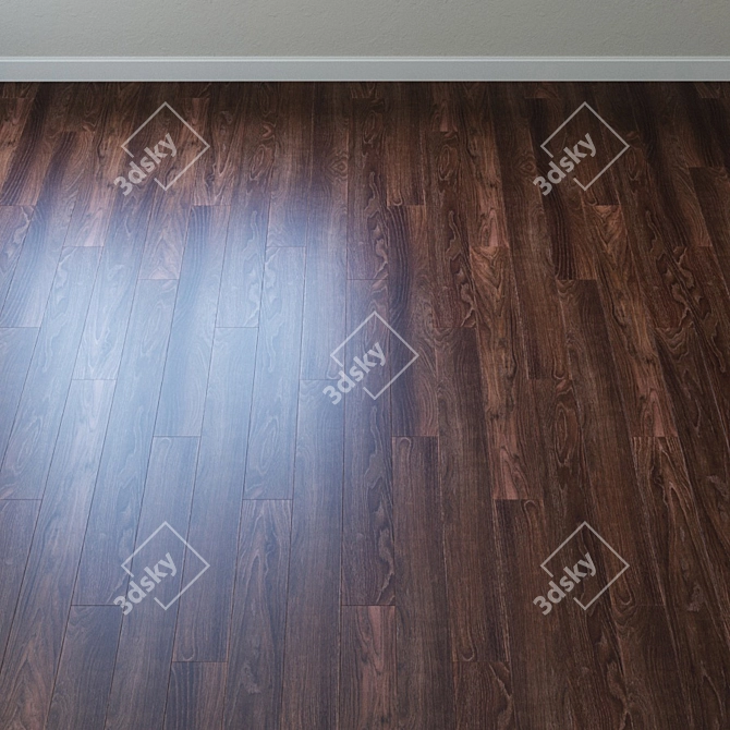 French Oak Chevron Laminate 3D model image 3