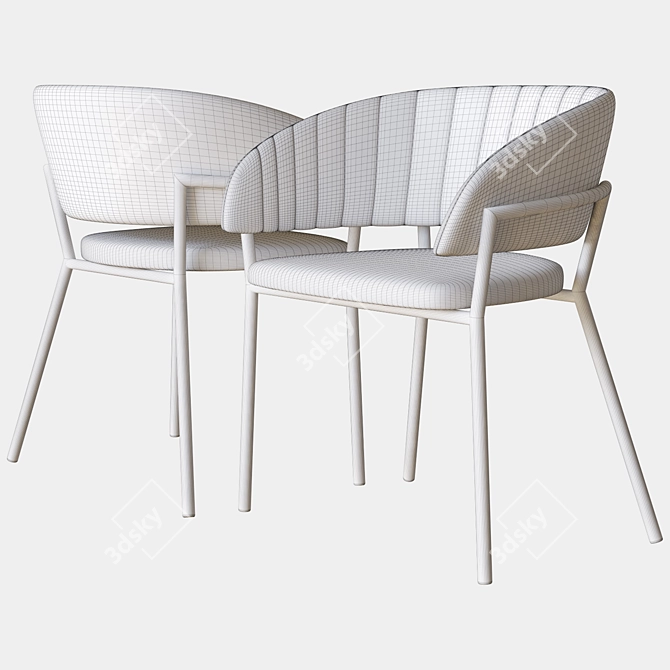 Pisa Chair: Deep House Classic 3D model image 3