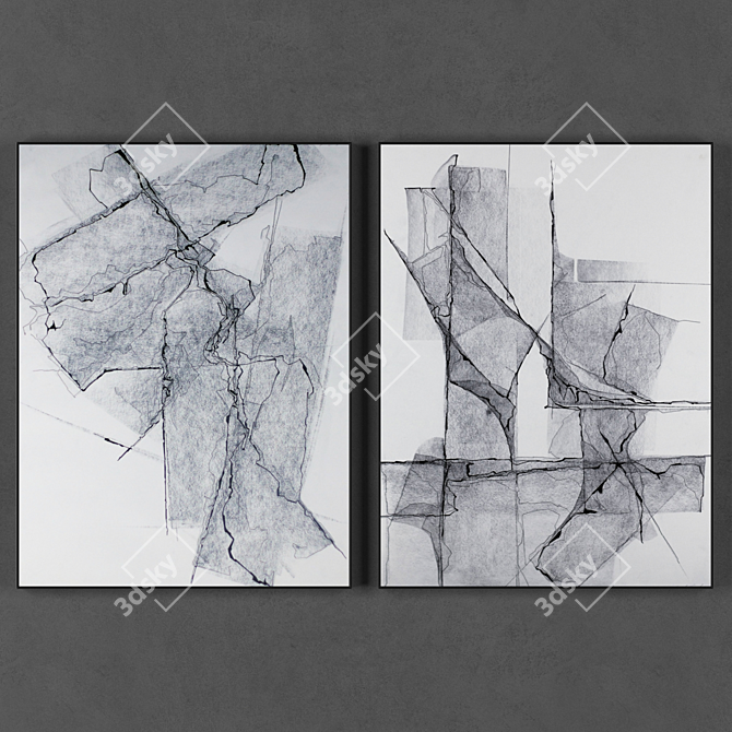 [English Translation]

Title: Texture Frames Set - 1200x900mm, 2500x2500 Pixels 3D model image 1