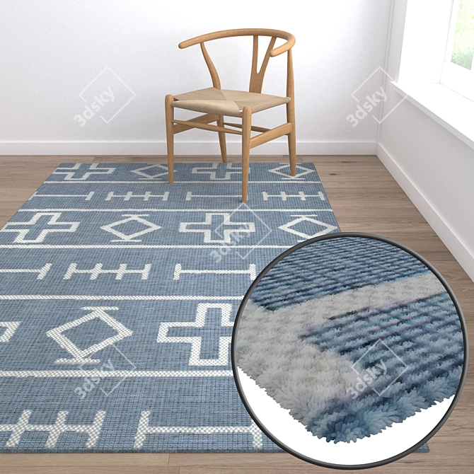 Luxury Collection: Premium Carpet Set 3D model image 5