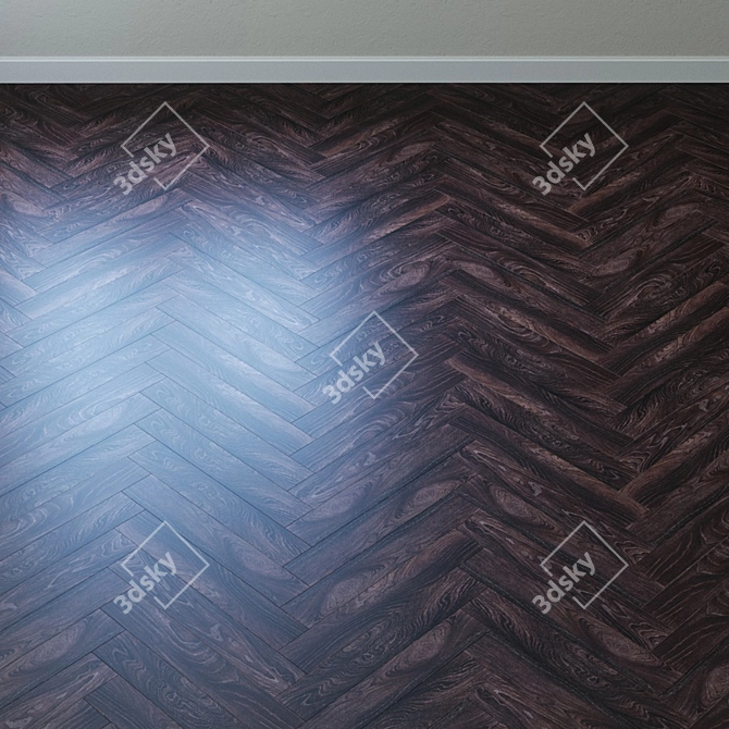 Elegant Vancouver Oak Laminate 3D model image 3