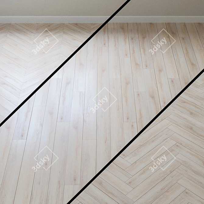 French Oak Laminate Flooring - Classen Force Springfield 3D model image 1