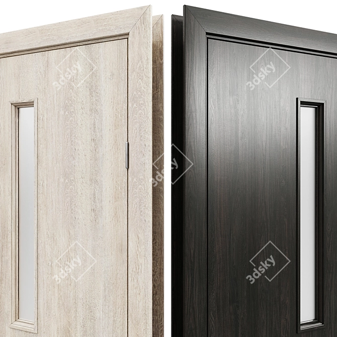 Mario Rioli Pronto 602 Interior Door 3D model image 4