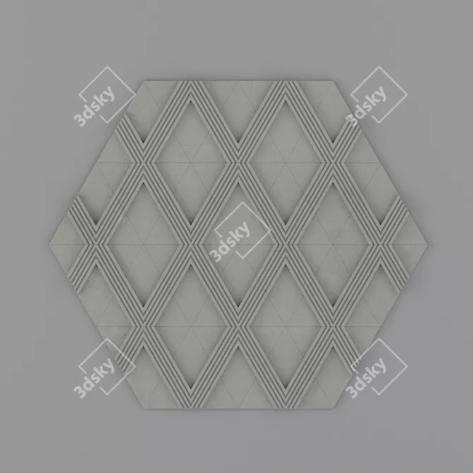 3D Trigon Architectiles: Unlimited Creative Patterns 3D model image 6