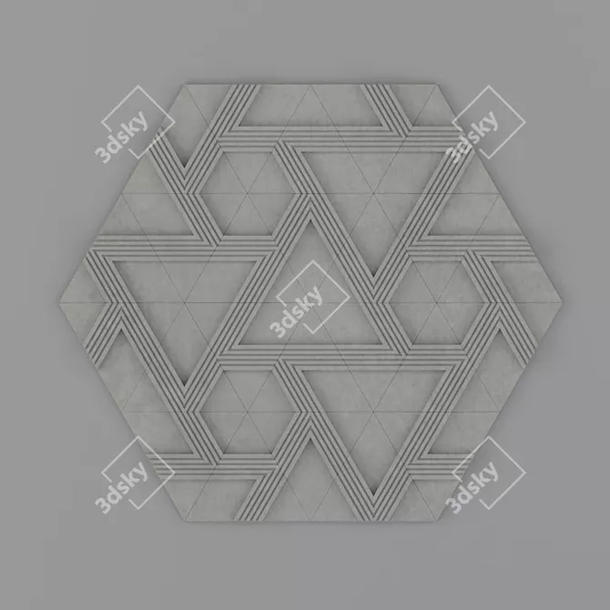 3D Trigon Architectiles: Unlimited Creative Patterns 3D model image 7