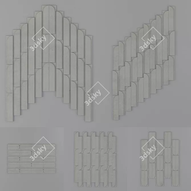 Architectiles: Artistic 3D Tiles 3D model image 4