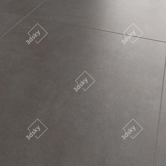 Denver Dark Gray Floor Tile | Concrete Texture | 600x600x8mm 3D model image 3