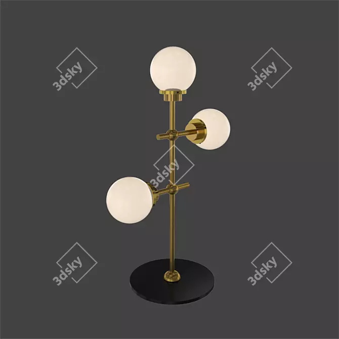 Elegant 2508 Table Lamp: Modern Design 3D model image 1