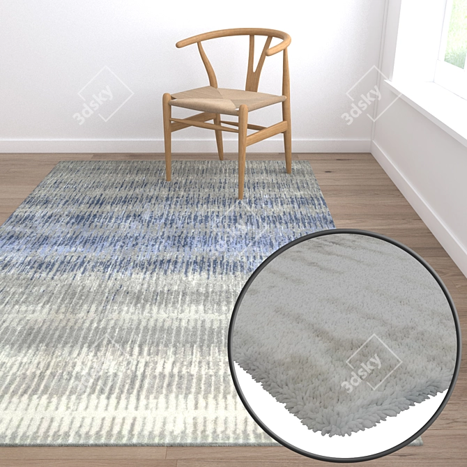 Luxury Carpets Set 1314 | High-Quality Textures 3D model image 5