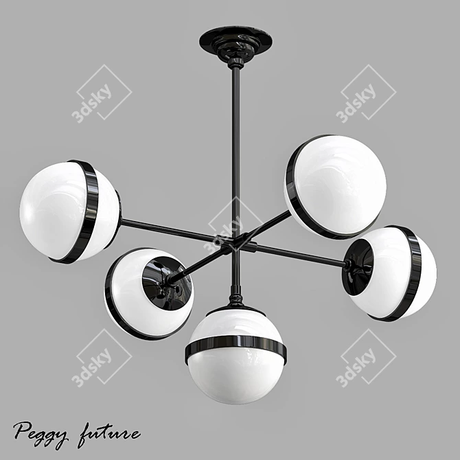  Futuristic Peggy 3D Model 3D model image 1