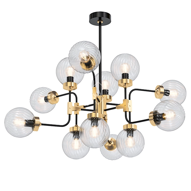 Stunning Ceiling Light: Omnilux Solferino 3D model image 1