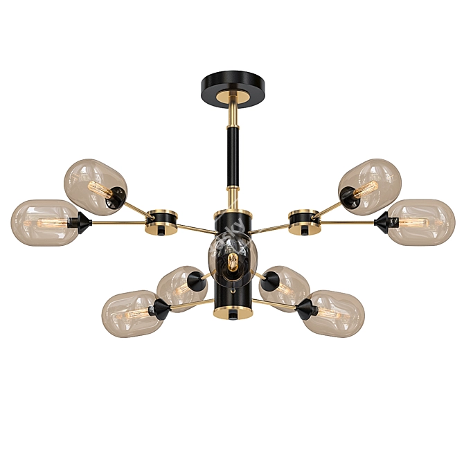 Omnilux Loano Ceiling Chandelier 3D model image 1