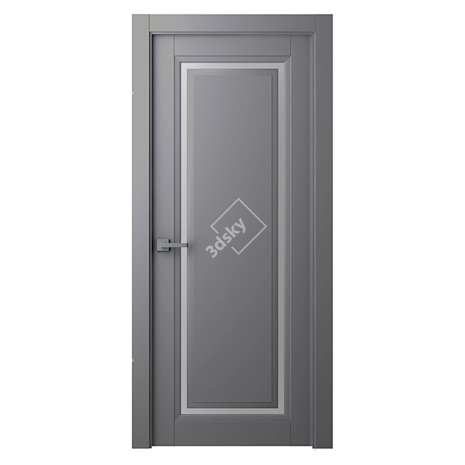 Elegant Aura: Interroom Door 3D model image 1