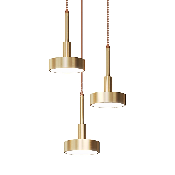 Elegant Pendant Lights Collection by Lampatron 3D model image 7