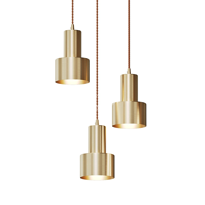 Elegant Pendant Lights Collection by Lampatron 3D model image 8