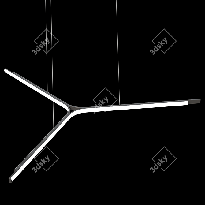 Modern LED Pendant Light: Nova Luce Oderick 3D model image 2