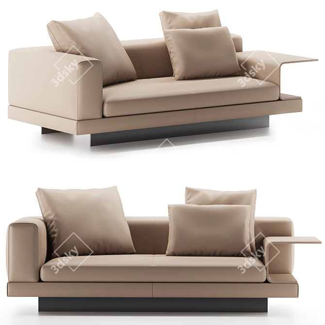 Luxury Minotti Connery Sofa 3D model image 4