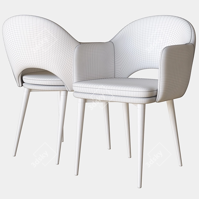 3D Magrebi Chair: Deep House 3D model image 3